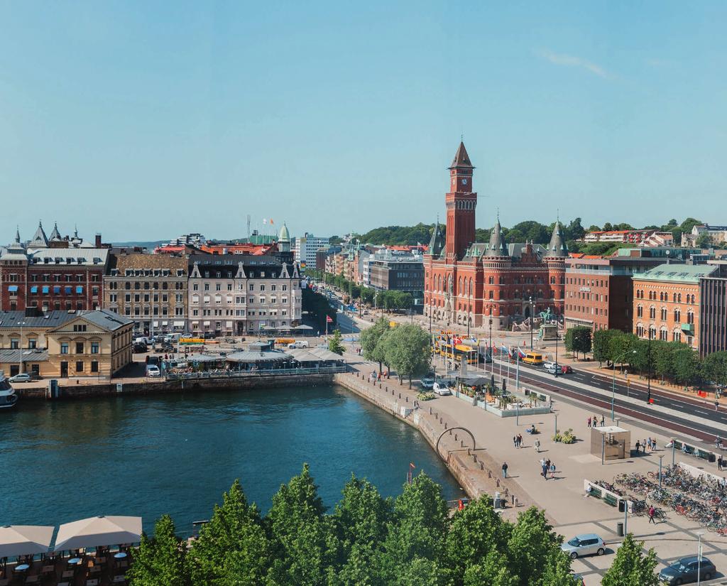 stenkast till Öresund och regionens