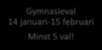 Betyg i december Gymnasiet!