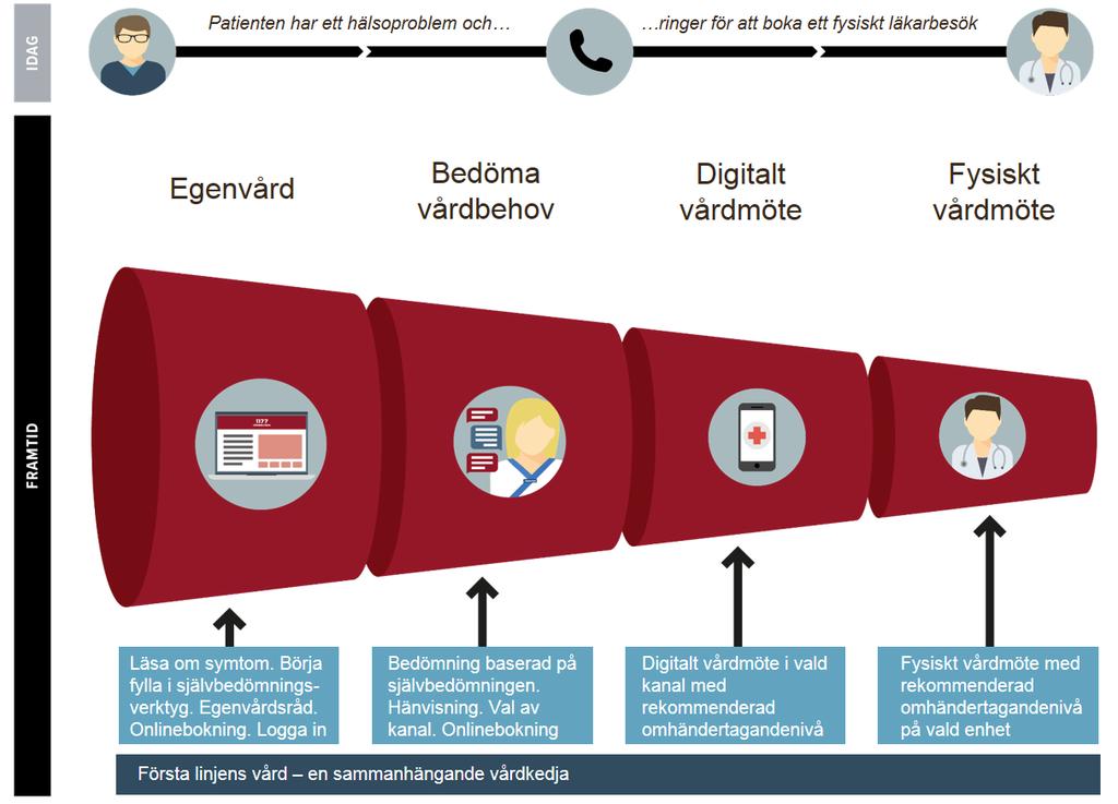 Digitalisering och nivåstrukturering Nivåstrukturering- utkast Egenvård med stöd Vård i hemmet