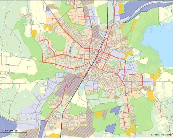 År 2035 enligt översiktsplanen 150 000-170 000 invånare (ökning 20-40 000) 15 000 bostäder har byggts, staden har förtätats Fd