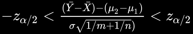 ..,Yn, alla med E(Xi)=μ1 V(Xi)=σ2 och alla