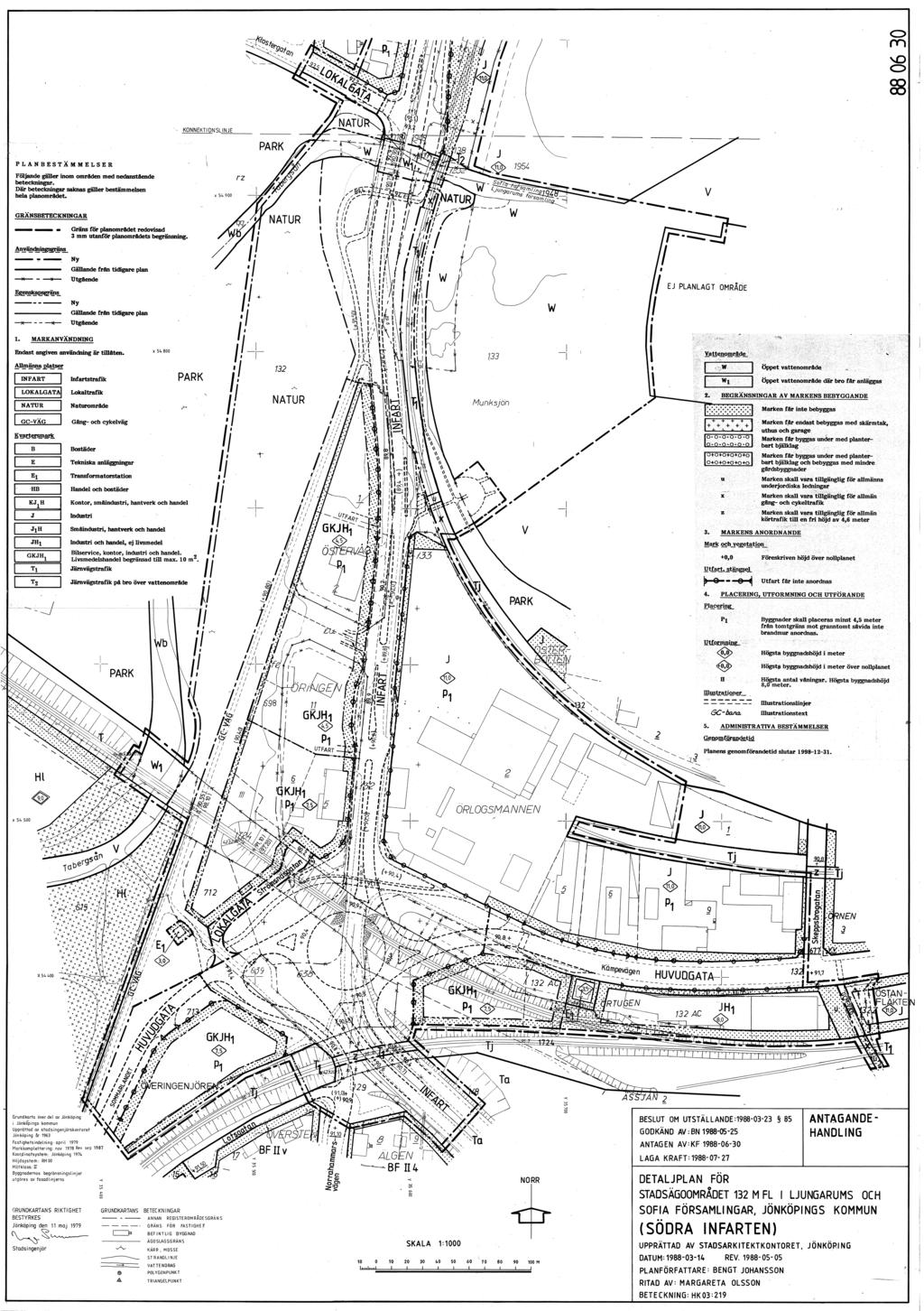 Kartbilaga 2 Utdrag ur detaljplan för stadsägoområdet 132 m.fl.