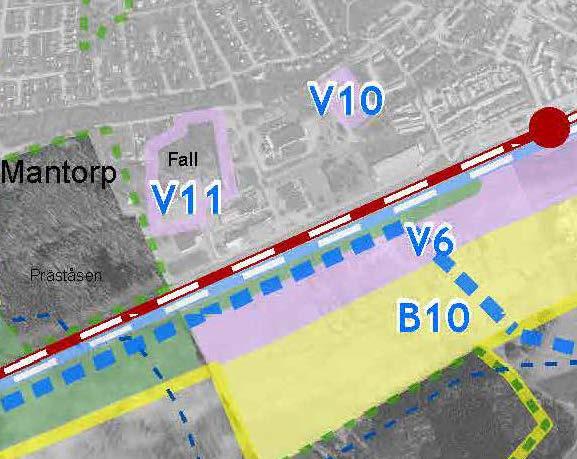 Tidigare ställningstaganden Översiktliga planer Planförslaget är förenligt med översiktsplanen för Mjölby tätort antagen 2011-08-23 73.