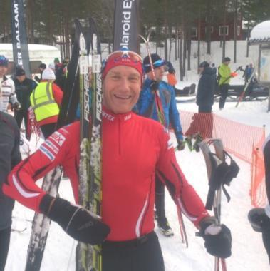 Anders, Mikael och Kjell inför starten på Bergeboloppet och så här glad var Kjell efter Orsa Grönklitt Ski Marathon Anders Zeffer radade innan Vasaloppet upp ytterligare några resultat som gav eko på