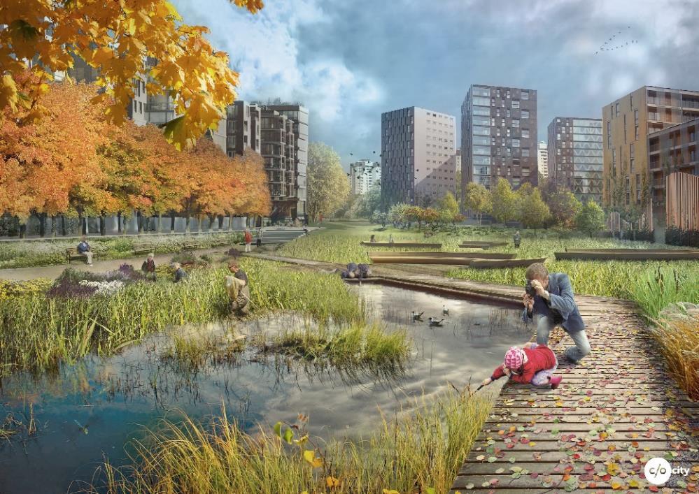 C/O CITY verktyg för urbana ekosystemtjänster Låt naturen göra jobbet Syftet med projektet C/O City är att öka kunskapen om värdet av naturen i staden, skapa planeringsunderlag och ta fram konkreta