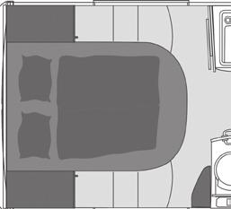 cm QD-PLANLÖSNING (T 7400, I 7900, I 8400, I 740, I 790, I 840, I / T 72) Nedfällbar överbädd