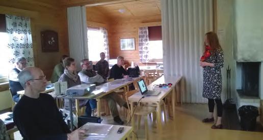 Inbjudna gäster på mötet var koordinator för Naturskyddsföreningen i Norrbottens län Urpo Taskinen och anställd, adjungerad till styrelsen Tarja Leinonen som berättade om Naturskyddsföreningens