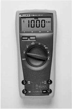 Multimeter - bakgrund Numera nästan alltid digitala Klarar av att mäta många storheter Mäter t ex spänning, resistans, ström, kortslutning, temperatur mm.