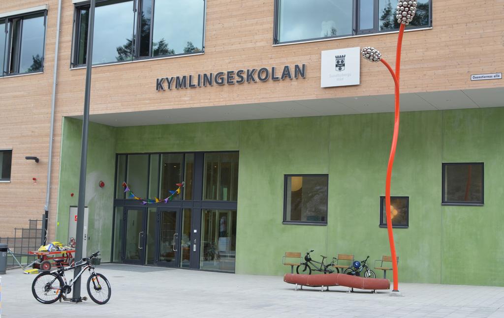 Kymlingeskolan Kymlingeskolan ligger i Stora Ursvik och är en nybyggd F-6 skola som öppnades 2014.