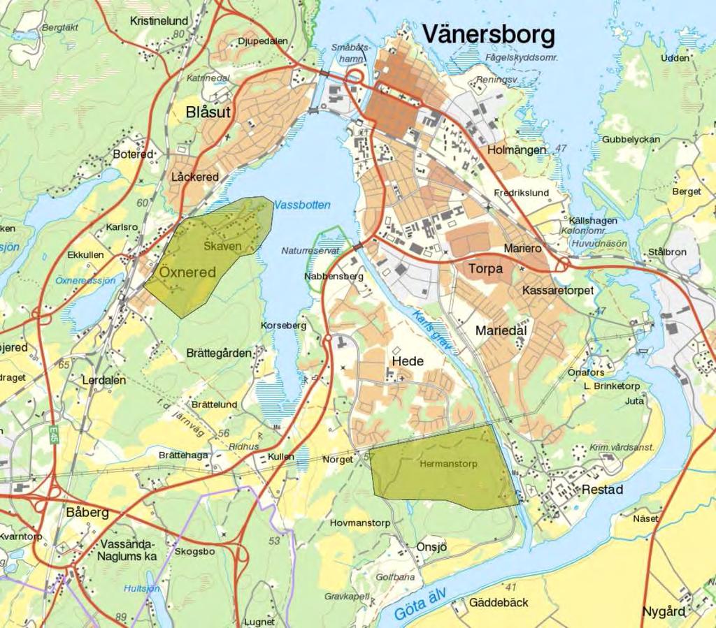 Bakgrund Svensk Naturförvaltning AB har på uppdrag av Vänersborgs kommun utfört en naturvärdesinventering av två områden kallade Skaven och Södra Onsjö.
