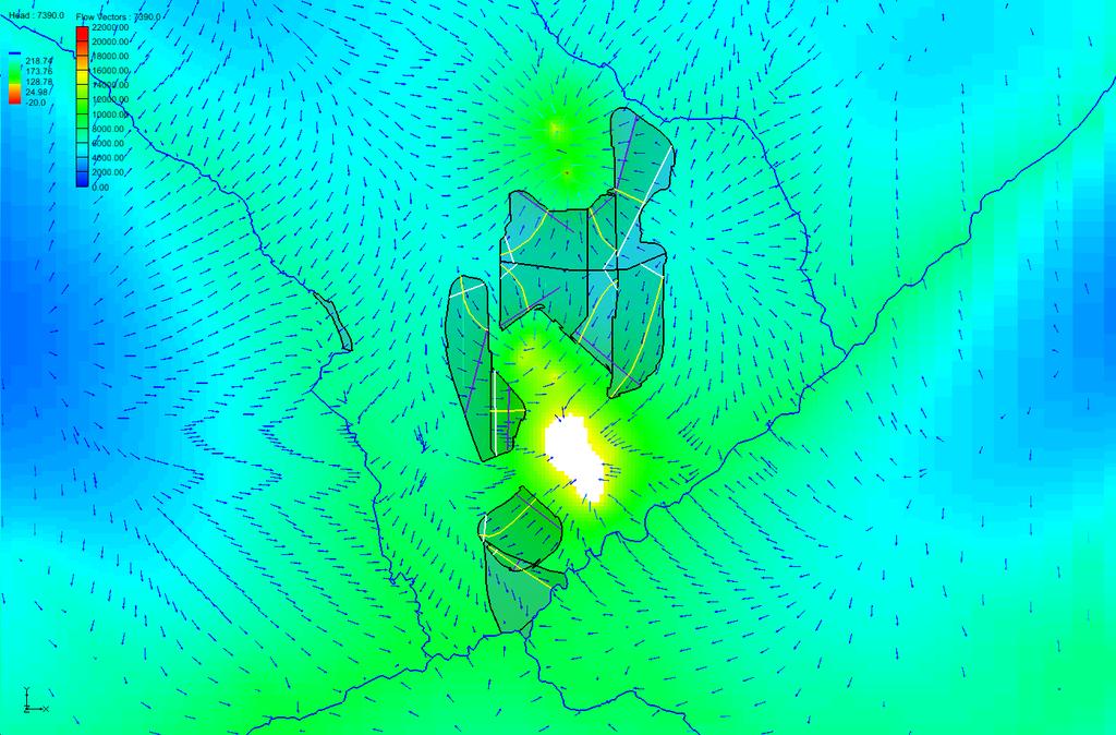 To Akasjoki Catchment PAF WRD Seepage NAF WRD Seepage Overburden dump Seepage Bild 3-1: