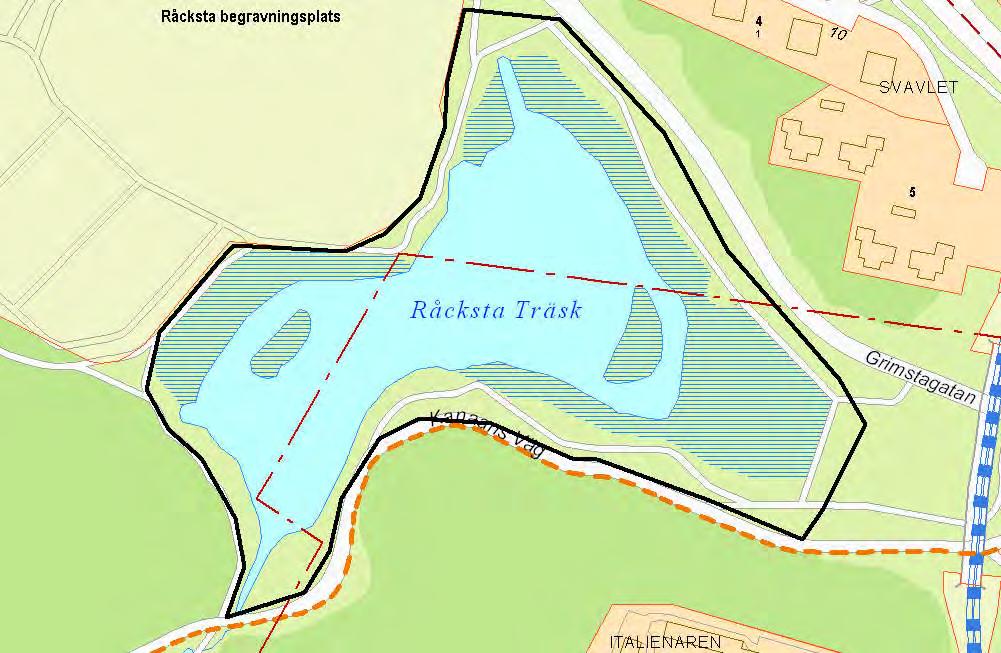 Inledning Uppdraget Calluna AB fick i maj 2010 i uppdrag att upprätta en skötselplan för sjön Råcksta träsk och genomföra inventeringar: Flora på de öppna marker i anslutning till Råcksta träsk,
