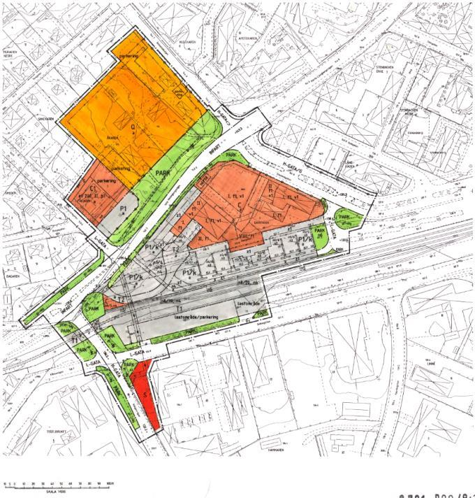 trafikföreskrift med parkeringstider för området förutsattes att detaljplanen omprövades.