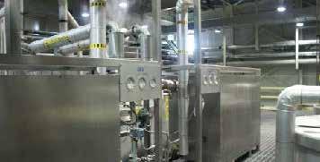 malutrustning för kalciumkarbonat, kemikalieåtervinningssystem, ultrafiltreringsanläggningar, rörlayout och installationer.