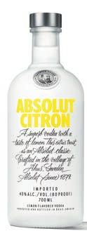 Absolut Vodka Nr 1002033 201,70 kr 70cl 12/kolli Nr 1002031 106,70 kr 35cl 12/kolli Nr 1002026 210,80 kr 12x5cl 10/kolli Ursprungsland Sverige Doft Ren doft med inslag av säd och en liten citruston.
