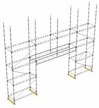 belastningsförutsättningar Fackverksbalkar Fackverksbalk i stål Fackverksbalk i stål FBB 00 är avpassad för att kunna bygga vidare uppåt med två facklängder 300 mm.