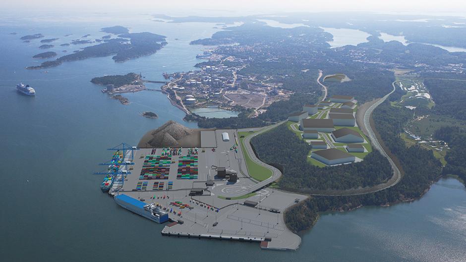 Stockholm Norvik Harbor becomes a new logistics hub in the growing Stockholm and Mälardal