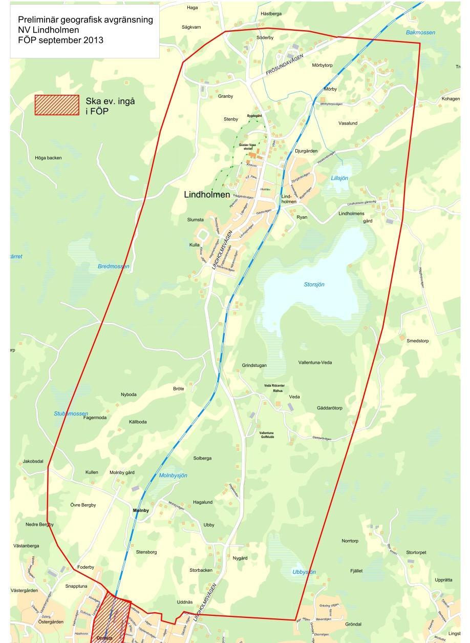 Planområdet Naturreservat i Lindholmen?