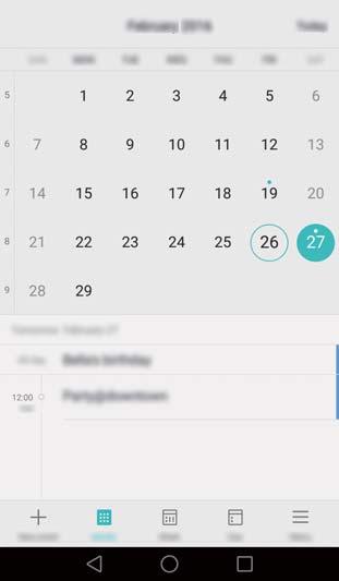 Verktyg Kalender Kalender hjälper dig att planera ditt dagsschema. Den hjälper dig till exempel att planera och visar information om allmänna helgdagar.