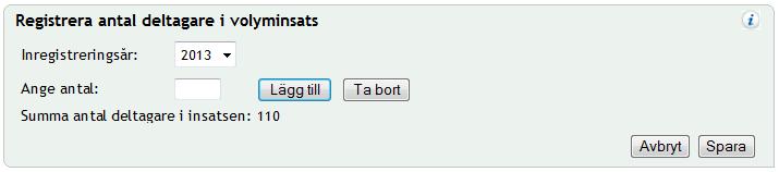 Viktigt! Tänk på att spara uppgifterna innan du lämnar sidan. Det gör du genom att klicka på knappen Spara längst ner på sidan.