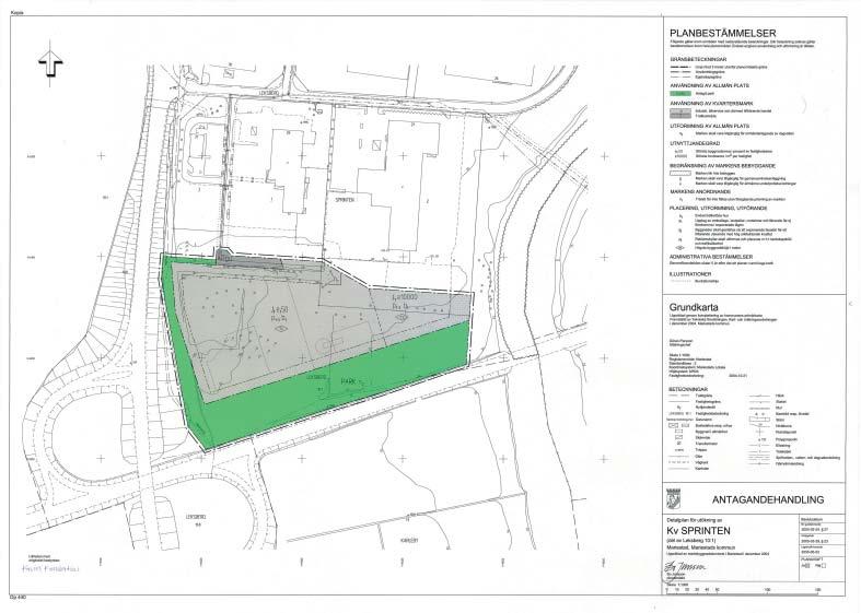 Tidigare ställningstaganden ÖVERSIKTSPLAN I gällande översiktsplan från 2003 samt fördjupad översiktsplan för Mariestads tätort 2013, pekas större delen av planområdet för kv.