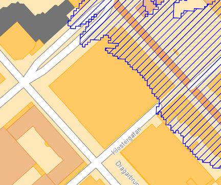 besöksintensiva daar räcker inte heller bilplatserna) eftersom biorafen är en stor målpunkt. Viss cykelparkerin ska anordnas i parkerinsaraet under mark.