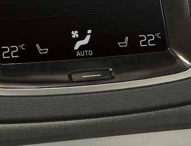 BÄTTRE LUFTKVALITET I KUPÉN MED IAQS* 01 Luftkvalitetssystemet IAQS är en del av Clean Zone Interior Package* och är ett helautomatiskt system som renar luften i kupén från luftföroreningar som