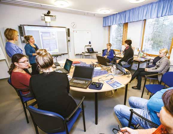 IDÉER FÖR PLANERING OCH UTVECKLING Vi är aktiva inom finländska och internationella projekt och nätverk som stöder lärande och skolgång.