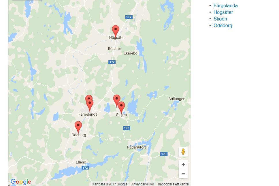 repo001.docx 2015-10-05 5.3.2 Avloppsreningsverk Det finns fem avloppsreningsverk i Färgelanda kommun: Ödeborg, Ellenö, Högsäter, Rådanefors och Stigen.