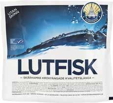 Ångad lutfisk med