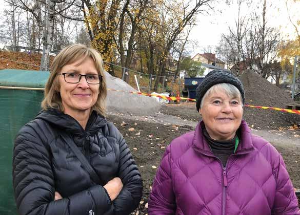 n n n sundsvall växer Magdalena Nordin och Vivianne Göthe bor båda i kvarteret Hermes, Mitthems senaste bygge. Det bästa är att det är nära till allt, säger de båda.