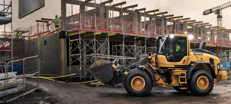 Volvo L60H HJULLASTARE med lock-up DEN BÄSTA BLEV PRECIS ÄNNU BÄTTRE Låt uppgraderade L60H sköta de allra tyngsta uppgifterna den är konstruerad för att få mer gjort med lägre bränsleförbrukning.