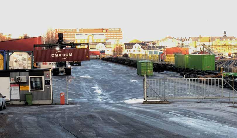 n n n Sundsvall växer Kombiterminalen i södra delen av bangården ska enligt planerna flyttas till Tunadalshamnen.