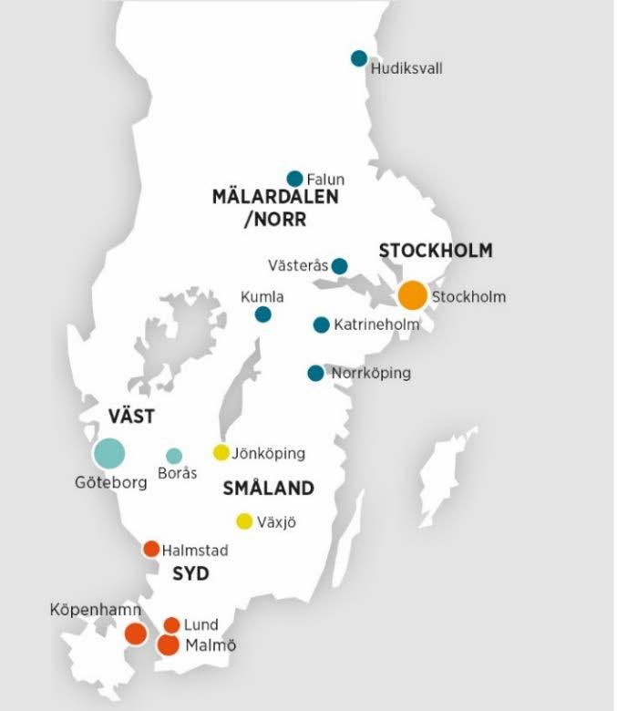 VI SKAPAR UTRYMME FÖR ATT UTVECKLA DIN AFFÄR Corem Property Group är ett fastighetsbolag som äger och förvaltar fastigheter i mellersta och södra Sverige samt i Danmark.