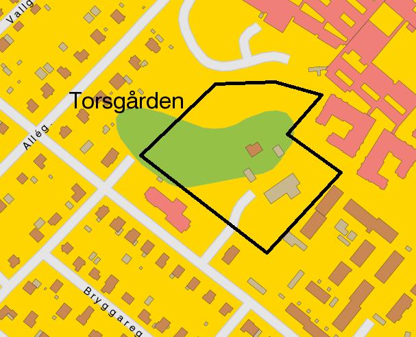 Brinkaskgen, Nybyggnad bstäder, Vara kmmun PM Geteknik 160831 4 MARKFÖRHÅLLANDEN Det aktuella mrådet är beläget i centrala delarna av Vara, stra söder m vårdcentralen.