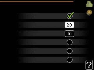 TIPS! Om man t.ex. har en källare som man alltid vill ha lite värme i, även på sommaren, kan man öka värdet. Du kan även behöva höja värdet i "stopp av värme" meny 4.9.2 "autolägesinställning".