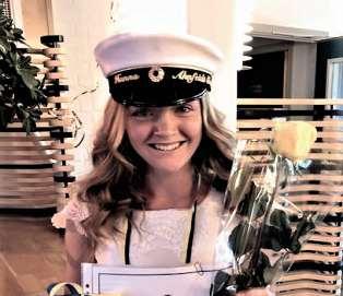 I år gick stipendiet till Hanna Ahnfeldt Grubb i klass NA3A på Smedsgymnasiet i Vellinge som väl uppfyllde kraven.