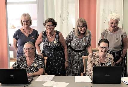 Berit Nilsson, D 238, Kajsa Rentzog D 232, Birgitta Gabrielsson D 240, Lilian Walter Jallow D 235, Raija Lejon D 233 och Helena Reiner D 235.
