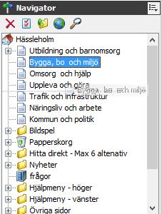 Flytta sida För att flytta en sida markerar du den i Navigatorn, håll nere SHIFT och dra den till rätt plats med musen.