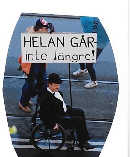 på besök