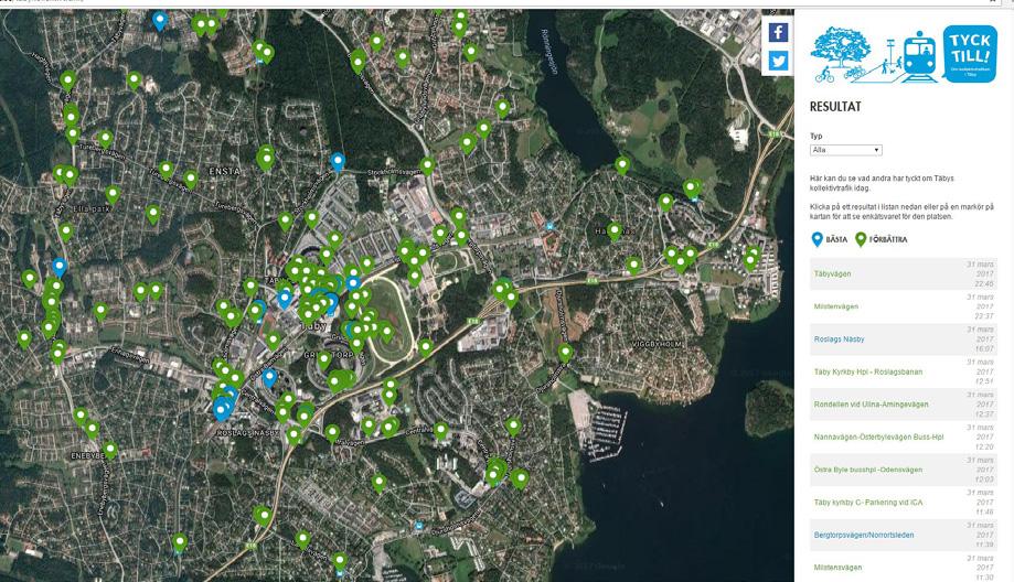 INLEDNING BAKGRUND Trafikenheten på Täby kommun, med stöd från Trafikförvaltningen i Stockholms län, kommer under 2017 att ta fram en kollektivtrafikplan för att ställa om till ett mer långsiktigt