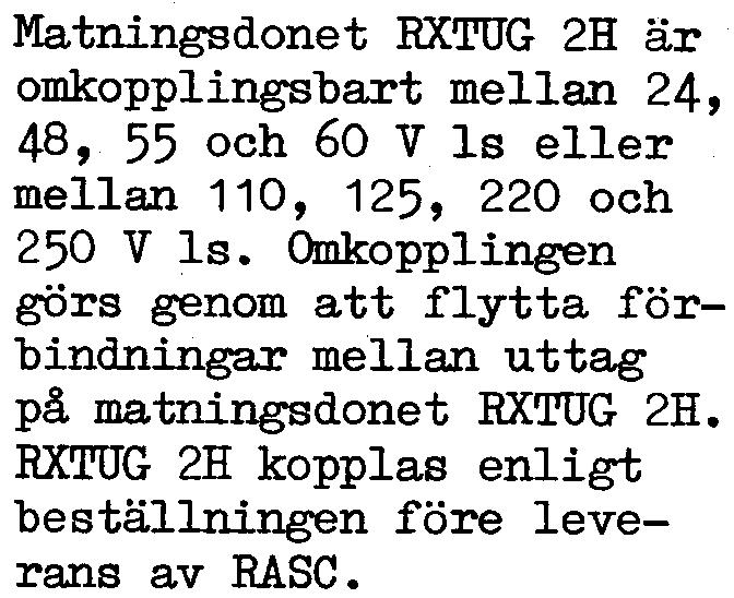 .., Ingång 1 ;tc25 mva '"~ Ingång 2 t 103 mva Utan spännings sättningsenhet ta.