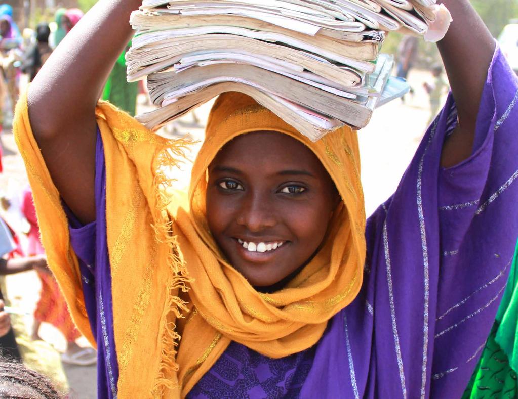 Foto: FN-förbundet/Carolina Given-Sjölander SKOLMAT EN CHANS TILL UTBILDNING När en flicka får utbildning påverkas hela samhället i en positiv riktning.