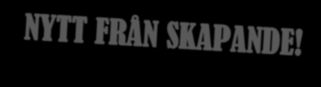 Skapande håller stängt från fredag den 16:e december, så hämta dina saker senast torsdagen den 15:e december.