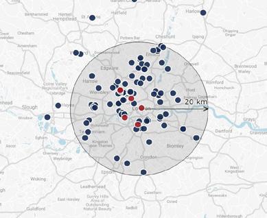 London Paris köpta fastigheter jämförbara fastigheter London Paris Fastighetsportfölj Verkligt värde, meur 854 318 Andel av verkligt värde, procent 8 3 Direktavkastningskrav, procent