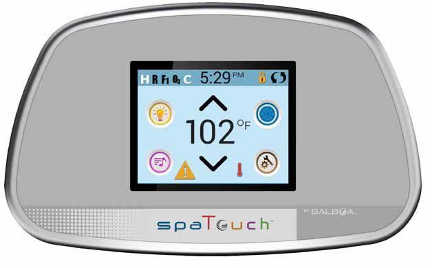 spatouch Ikondrivna kontrollpaneler Balboa Water Group BP Series Systems Anvndargrnssnitt och programmeringsreferens spatouchs ikondrivna panel r kompatibel med alla BP-system som redan stödjer TP800