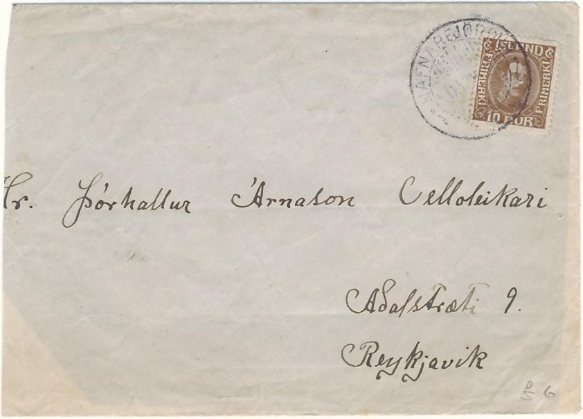 HAFNARFJÖRDUR Póstblaðið October 1930 announced that local postal rates would apply between offices throughout the whole
