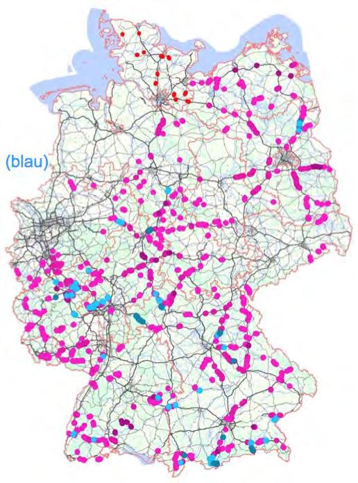 Den kanske mest omfattande program för återskapande av ekologiska nätverk över infrastrukturbarriärer har implementerats i Tyskland (Bundesprogram für Wiedervernetzung) 33.