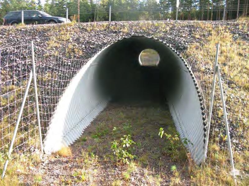 3.3.3 Broar för små vägar och för djur Urvalskriterium: alla objekt inkluderas i den fortsatta effektivitets-bedömningen Broar för fotgängare, cyklister eller enskild fordonstrafik kan vara lämpliga