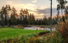 I parken råder allemansrätten men vi har även avsedda platser som vi rekommenderar och erbjuder nära tillgång till huvudanläggningen med toalett och varmvattensdusch.